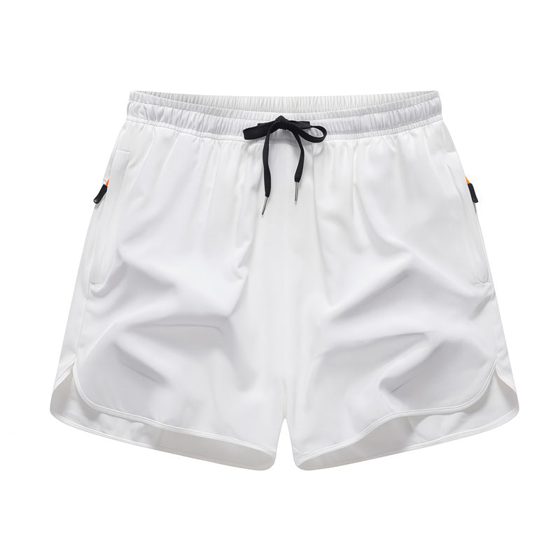 5 piece summer men's thin fabric breathable quick drying beach shorts Men's Drawstring Zipper Pocket Shorts,, Breathable Men'sBottoms for Daily Wear Shorts Pack of5 5 sense gifts for him Summer swim trunks with quick drying Plain Beige Tropical