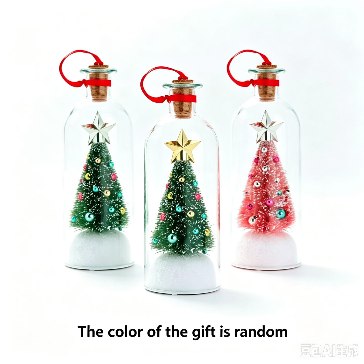 2026 Recordable Christmas Tree Message Bottle Xmas Holiday Keepsake Christmas Props Christmas Ornament Christmas Tree Ornaments